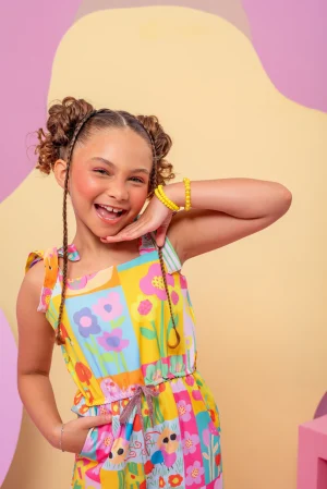 Macacão Fashion Colorê Kids