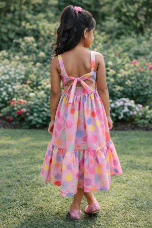 Vestido Bella Bolinhas De Algodão