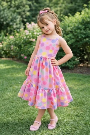 Vestido Bella Bolinhas De Algodão